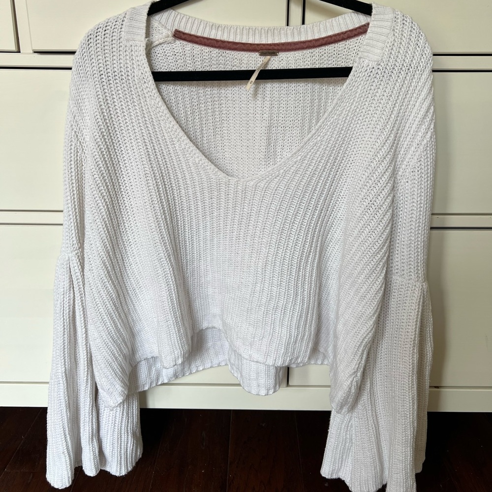 Free People Bell Sleeve Sweater size M